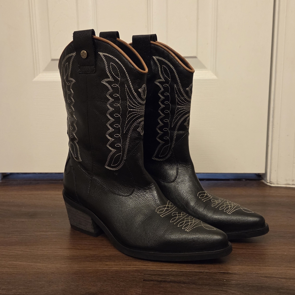 Anthropologie Stivali Unstoppable Cowboy Boots Womens 39 / US 8.5 - Picture 1 of 6